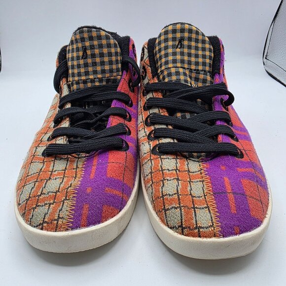Allbirds Wool Piper Mids Split Tartan Plaid Womens 7 Lightweight Shoes Casual - Picture 2 of 13